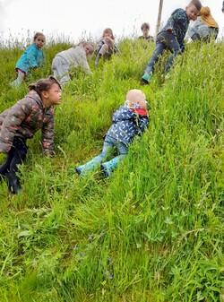 Maternelle classe dehors en mai 