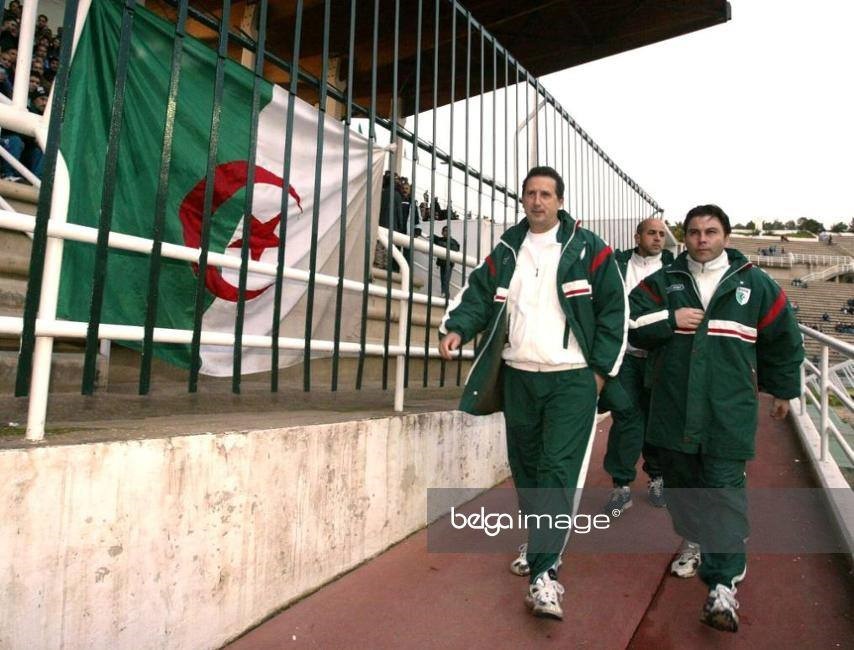 2003 Leekens Georges coach de l'EN avec Stephane Pauwels