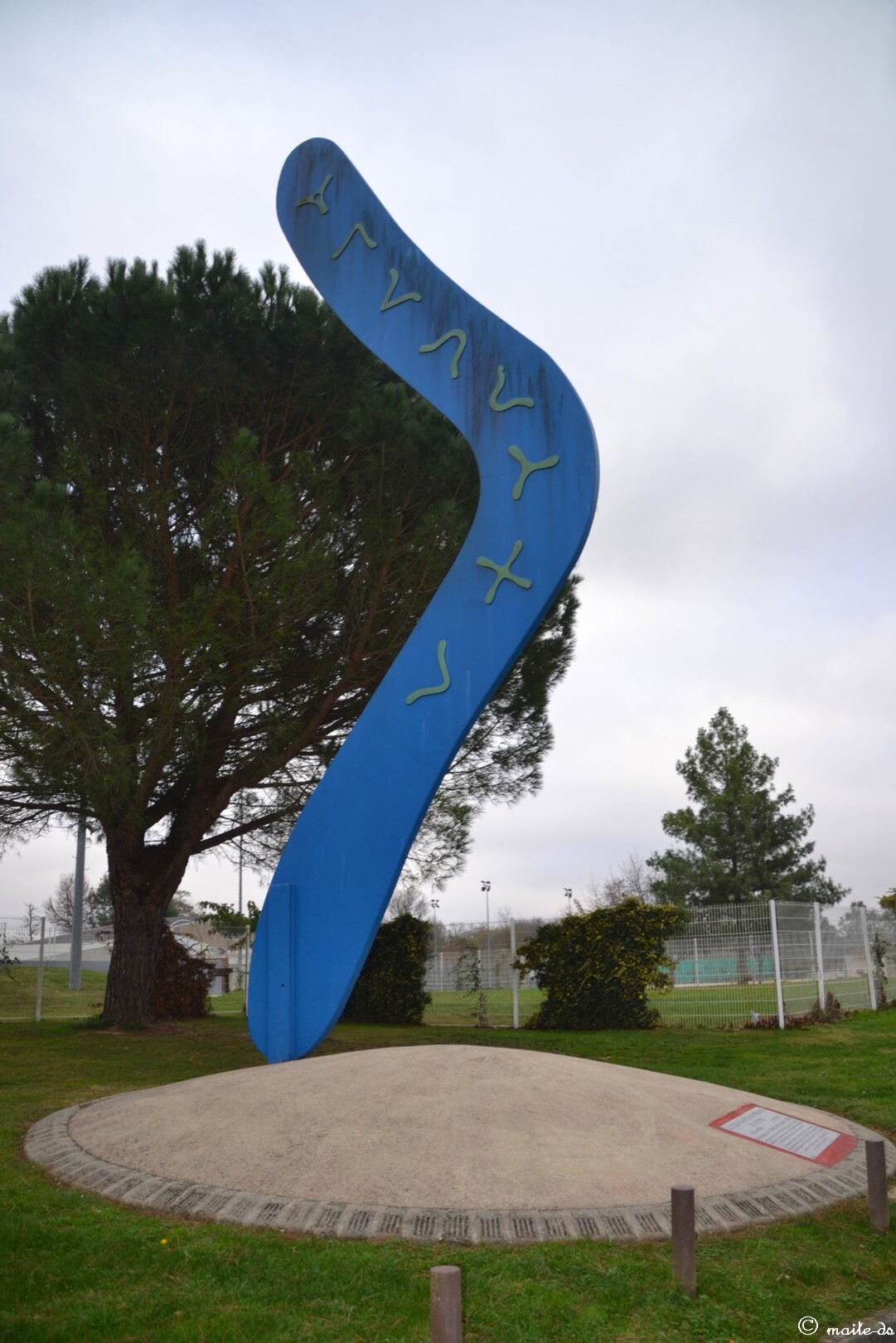 Le plus grand boomerang du monde Fleurance Gers (32)  