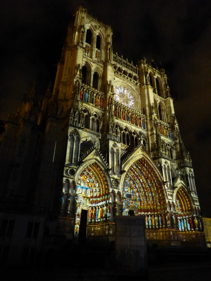 La Cathédrale d'Amiens dans ses couleurs d'origine