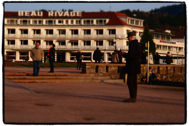 début de soirée au bord du lac (Gérardmer)