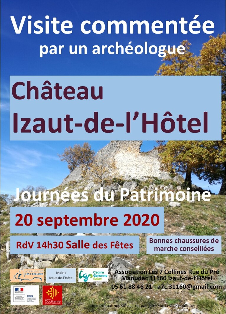 2020 : Journées du Patrimoine - Visiste commentée