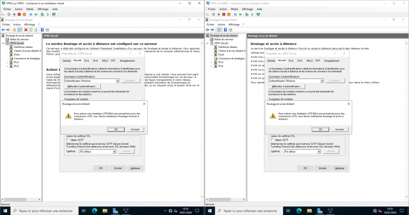 Configurer un VPN L2TP/IPsec de site à site sur Windows Serveur 2022