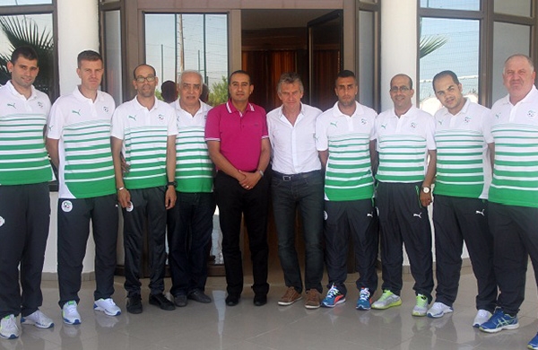 Gourcuff et son staff