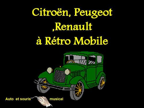 PPS MES CREATIONS Citroën à Rétro Mobile