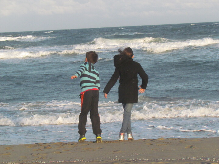 LA PLAGE D'ARGELES SUR MER .  PYRENNEES ORIENTALES .66700