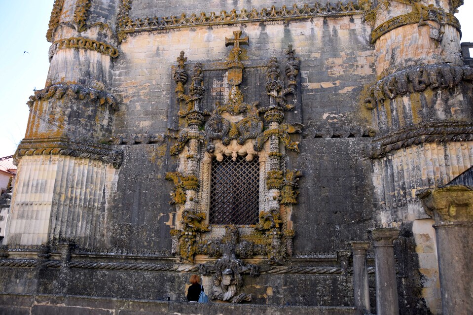 Portugal - Ribatejo - Tomar - Le couvent du Christ - La fenêtre de Diogo de Arruda