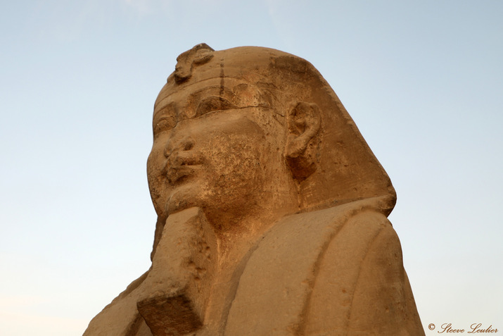 Le temple d'Amon à Louxor, Thèbes, Egypte 