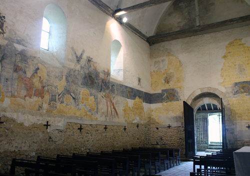 Chevry-sous-le Bignon (Loiret) : les peintures murales de l'église