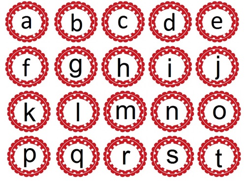 L'alphabet en GS