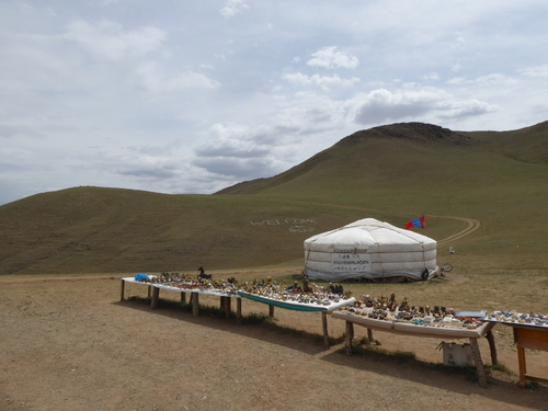 Voyage Transsibérien 2017, le 19/07, 12 ème jour,  Mongolie, sur la route+ virade de l'espoir