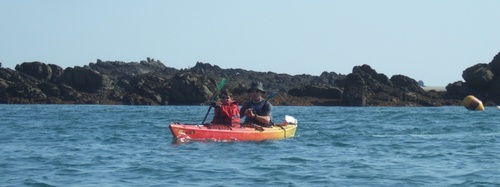 Sortie kayak de mer aux iles Chausey - dimanche 25 septembre 2011