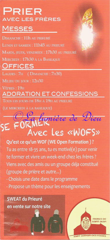 Saint Germain des fossés, prieuré Notre-Dame du Cénacle