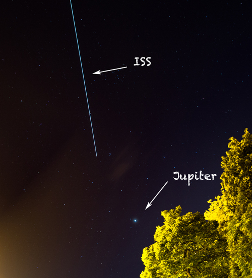 Passage de l'ISS au dessus de "nos têtes"...