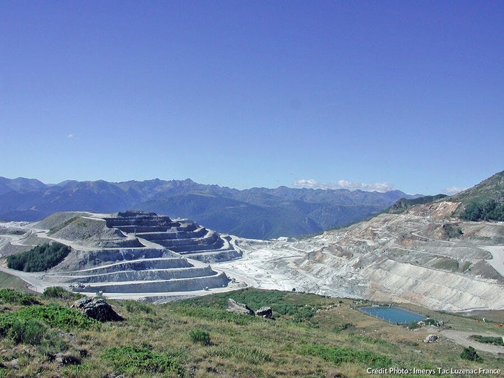 Carrière de talc de Luzenac