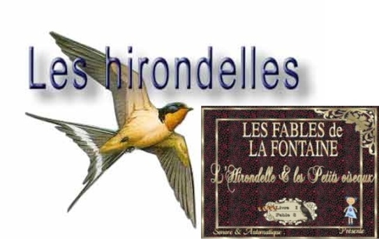 L'HIRONDELLE ET LES PETITS OISEAUX