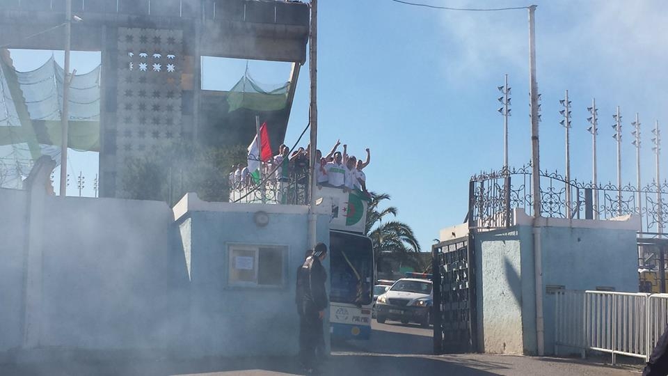 Samedi 03.05.2014 La parade du MCA dans les rues d\'Alger