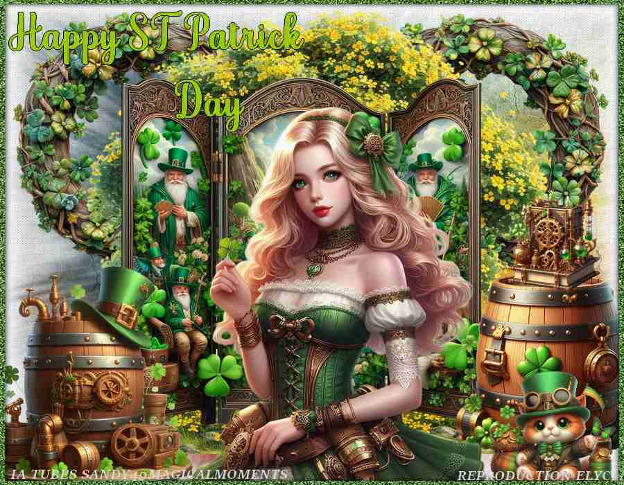 Reproduction N°80  Steampunk ST Patrick