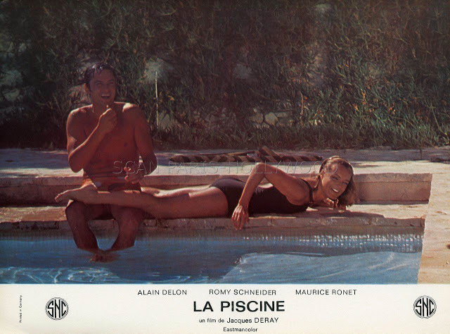 LA PISCINE - ALAIN DELON ET ROMY SCHNEIDER LOBBY CARD