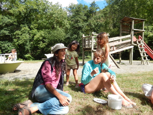 Rencontre au parc de la Maison des Sources de Mauléon-Barousse