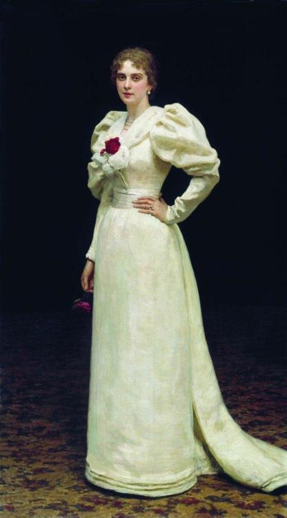 Portrait of L P Shteyngel by Ilya Repin, 1895 Russia