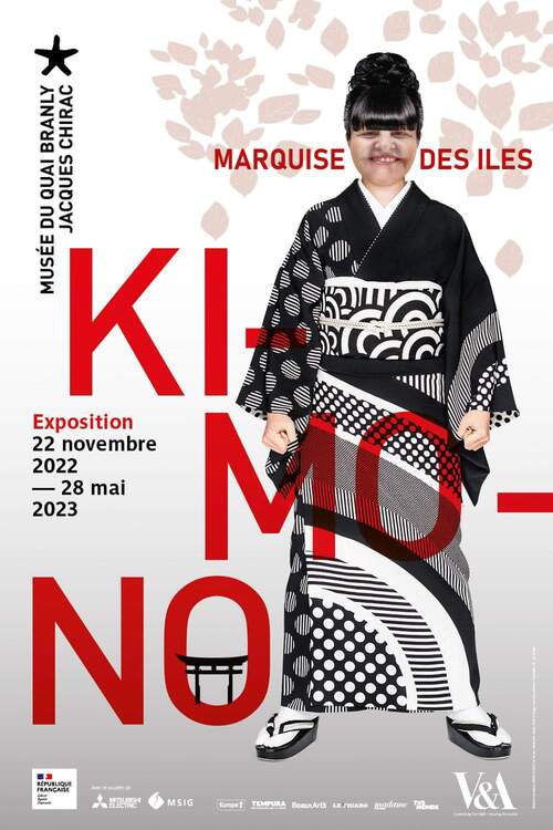Délire graphique : la marquise en kimono