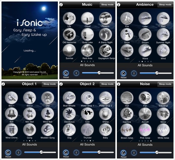 - La Minute Geekette - Application iPhone : iSonic Easy Sleep