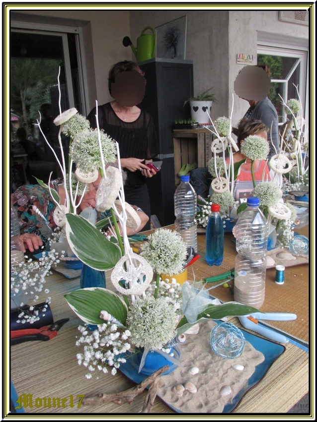 Atelier d'art floral de mai et juin 2015