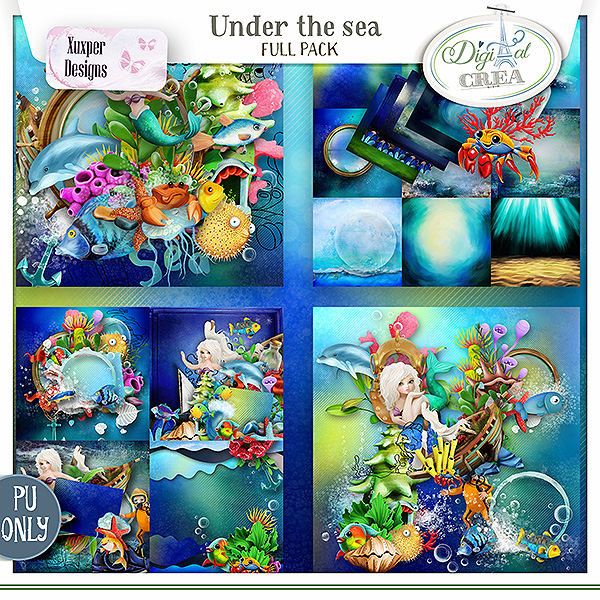 Under the sea Full pack de Xuxper designs