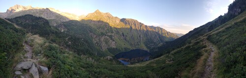 Panorama au lac d'Ôo