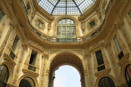 La galerie Victor Emmanuel II à Milan