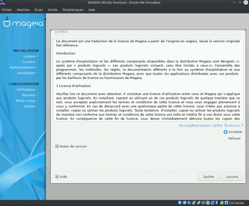 Installation d'un Serveur sous Mageia 8