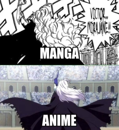 Ce moment ( Anime VS Manga )