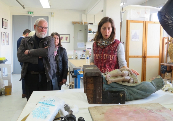 Le Centre Régional de Restauration et de Conservation des Oeuvres d'Art de Vesoul a ouvert ses portes aux Amis du Musée du Pays Châtillonnais...