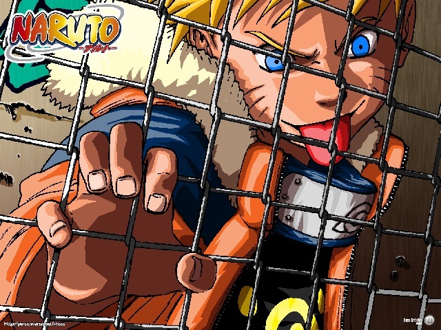 naruto en cage