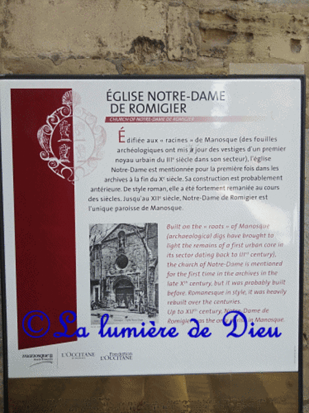 Manosque : Église Notre-Dame de Romigier