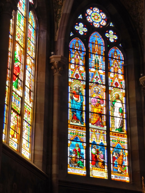 L'église St Pierre St Paul d'Obernai.