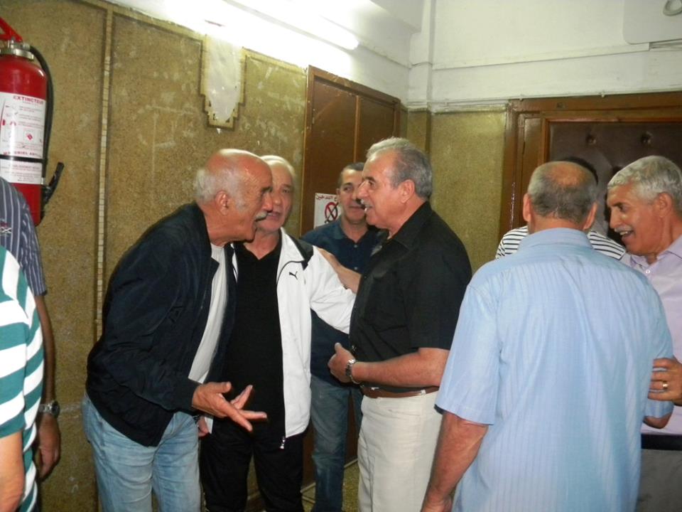 Tahir hassen présent lors de la récption en honneur de Amirouche