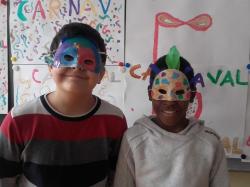 C' est MARDI GRAS dans la classe des cm2a