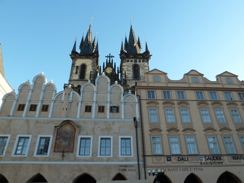 Prague capitale au centre historique de la Boheme