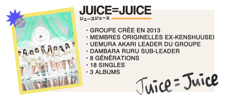 BIOGRAPHIE DES JUICE=JUICE