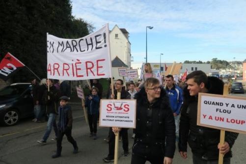 63 étudiants sont concernés par la fermeture du lycée.