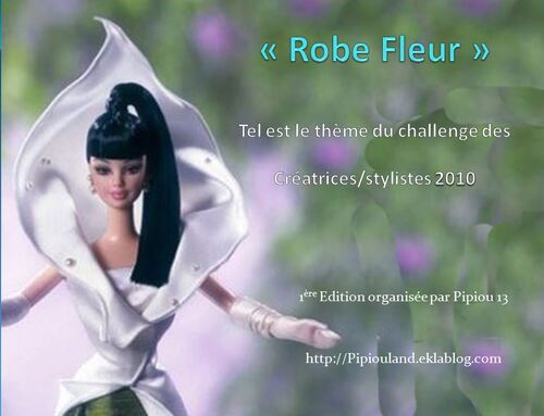 Défi des stylistes : La robe - fleur...