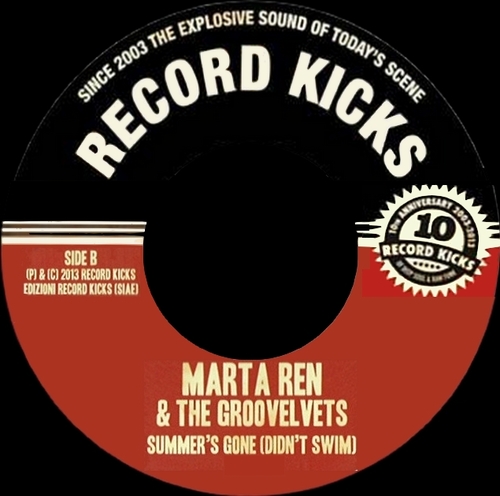Marta Ren & The Groovelvets : CD " Stop Look Listen " Record Kicks RKX060 [ IT ]
