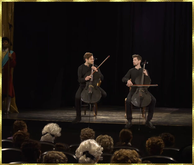 Images des violoncellistes, 2 CEllos Stjepan & Luka par Ginette Villeneuve 