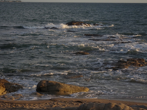 L'heure dorée sur la plage