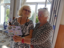 Animation d'ateliers d' "Art Postal" en centre de vacances pour les seniors