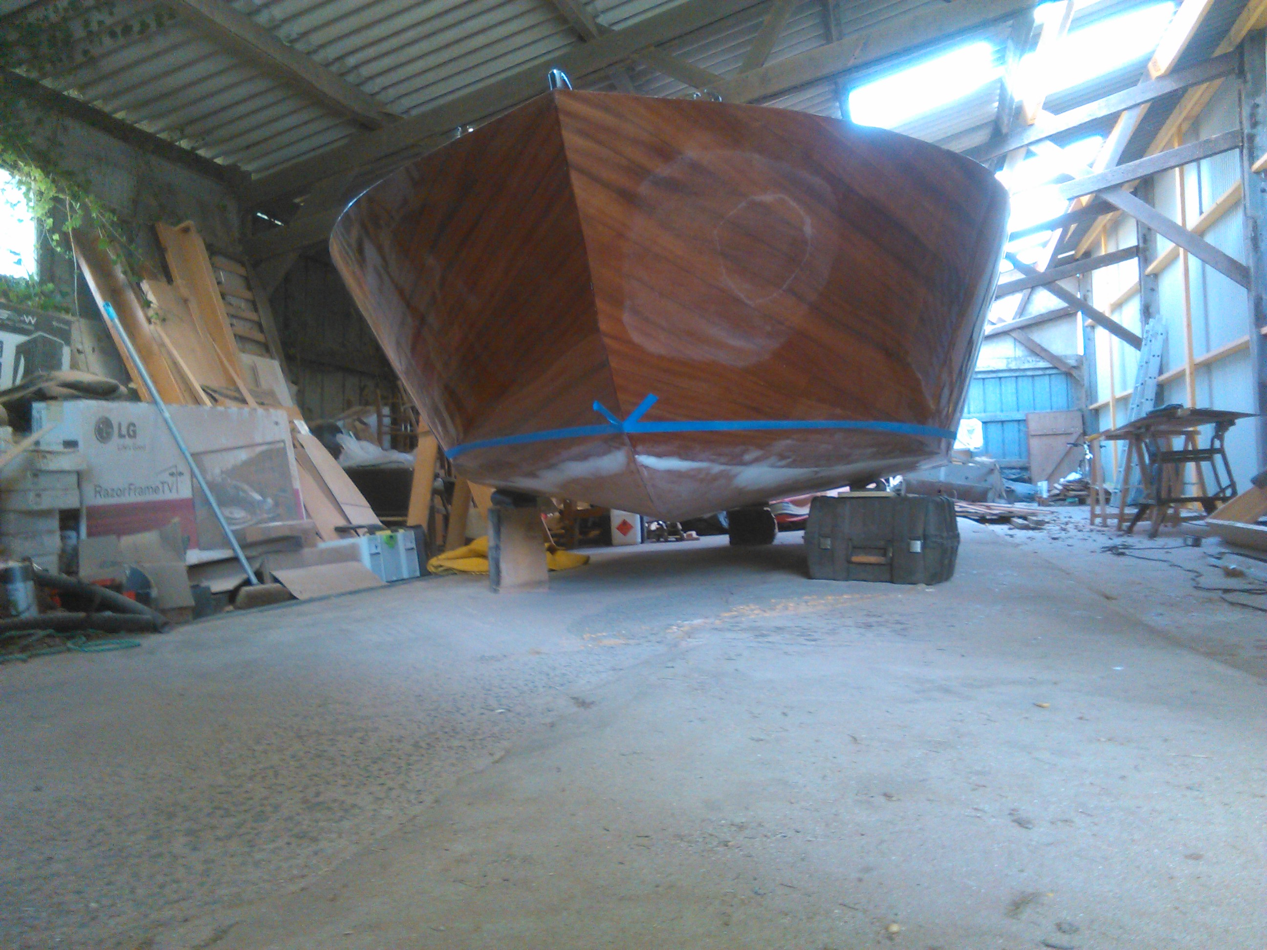 Peinture Papanourch Construit Son Bateau