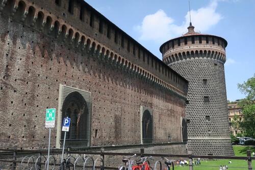 Le Château des Sforza à Milan
