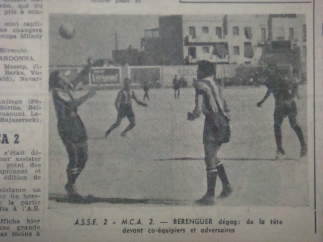 7 septembre 1953 Amical Coupe Milady ASSE-MCA 2-2